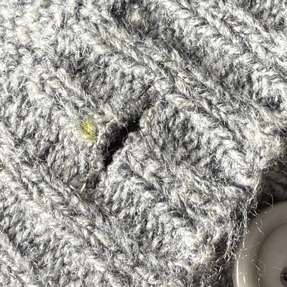 Vintage 90s Y2k Long Cardigan Sweater Gloomy Coquette Cottage Classic Mori Kei L - Picture 6 of 7